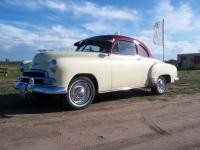 Polsterei Ohseloff - Oldtimer Chevrolet wei� weiss Polster rot Kofferraum